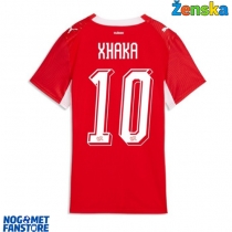 Švicarska Granit Xhaka #10 Domaci Dres za Ženska SP 2026 Kratak Rukav